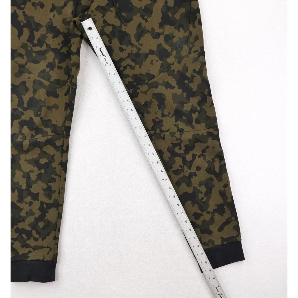 Nike Sportswear Tech Fleece Camo Jogger Pants Mens Large Green CJ5981-222